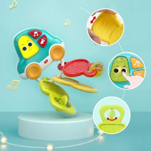 اسباب بازی جغجغه دندانگیر موزیکال طرح جاکلیدی هولی تویزHola Toys مدل A8996 _اسباب بازی نوزادی